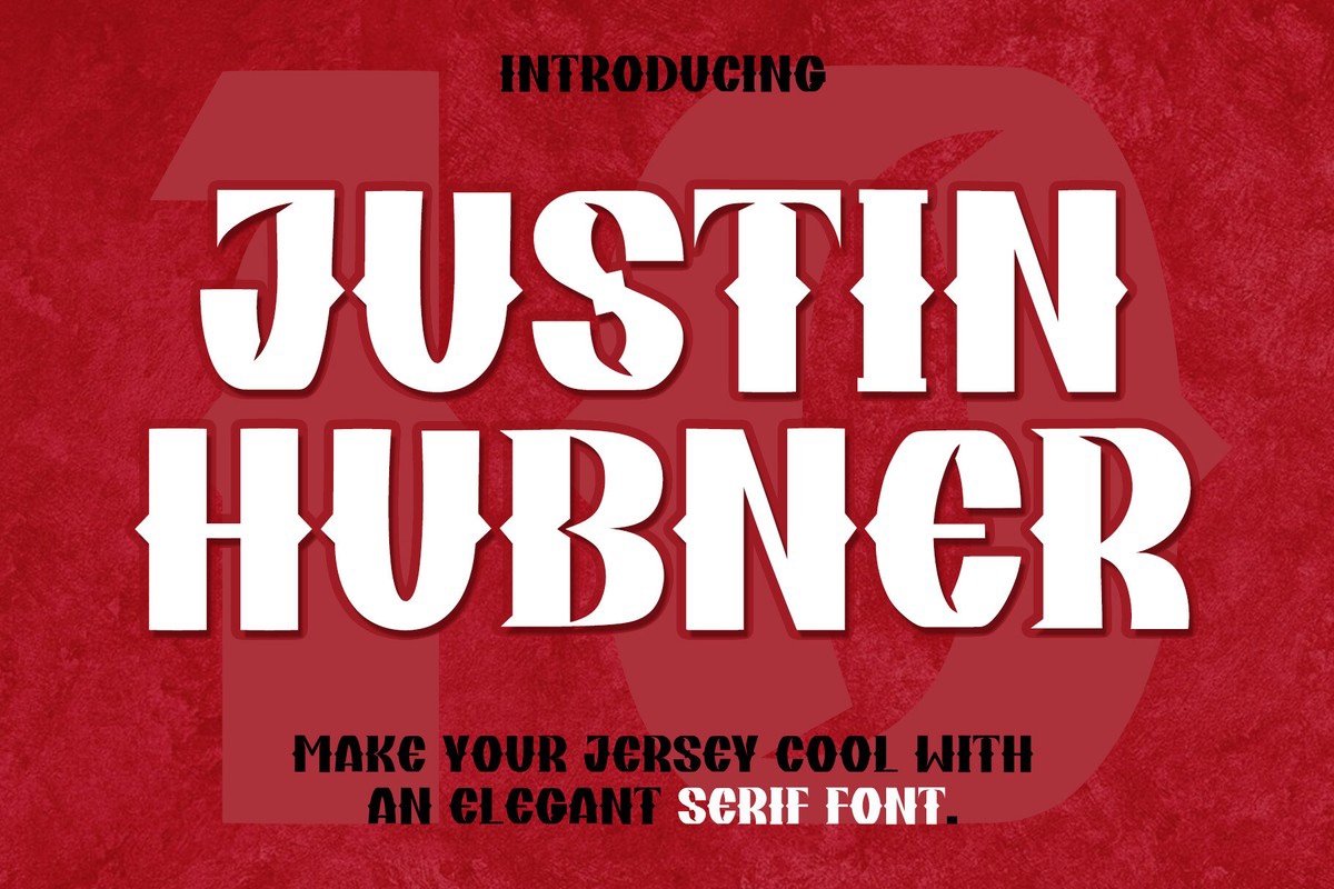 Шрифт Justin Hubner