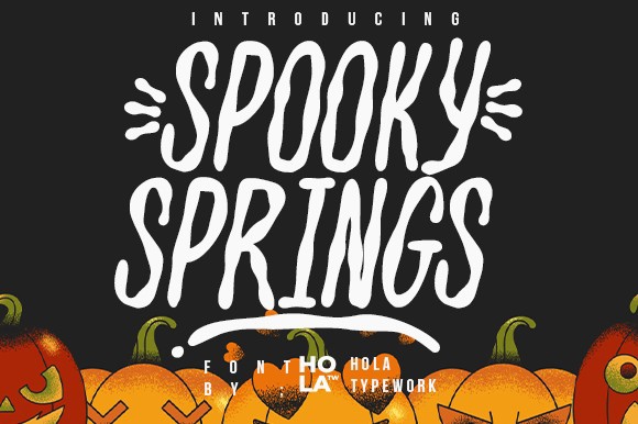 Шрифт Spooky Springs