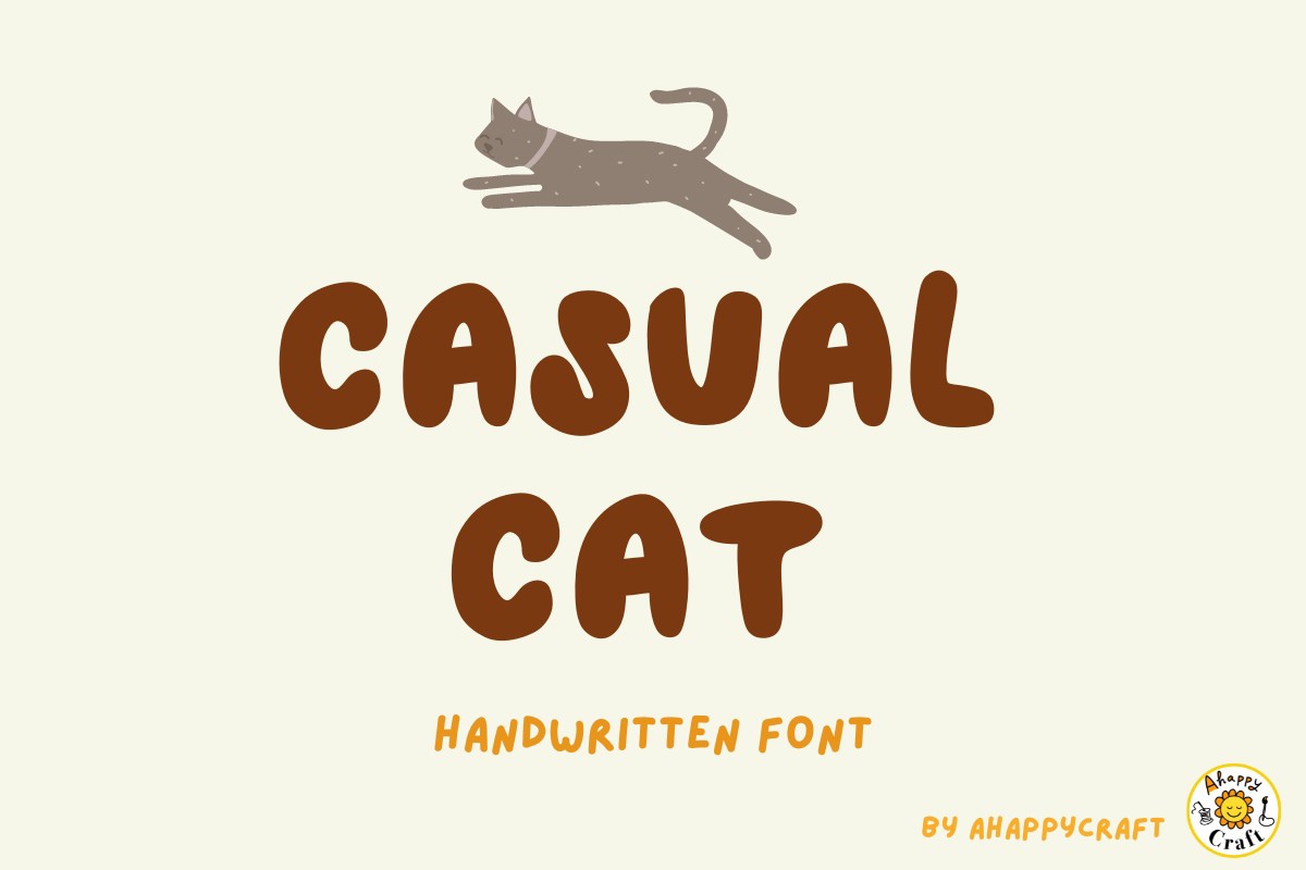 Шрифт Casual Cat