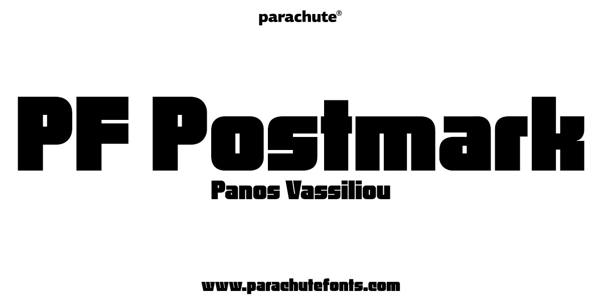 Шрифт PF Postmark