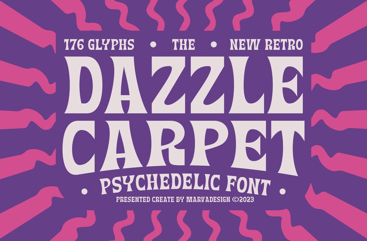 Шрифт Dazzle Carpet