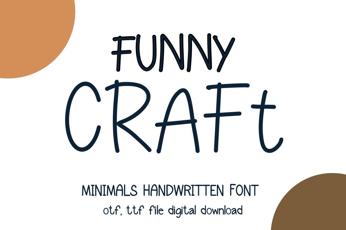 Шрифт Funny Craft