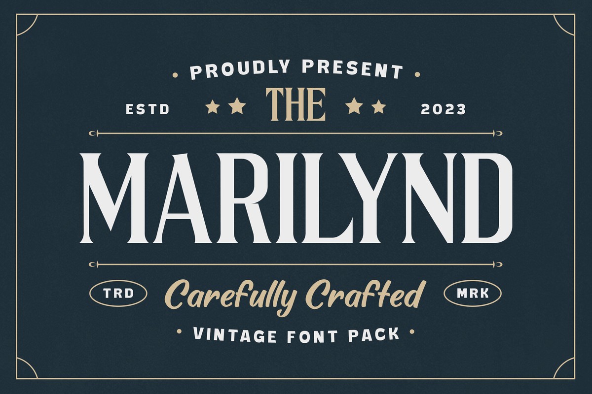 Шрифт Marilynd