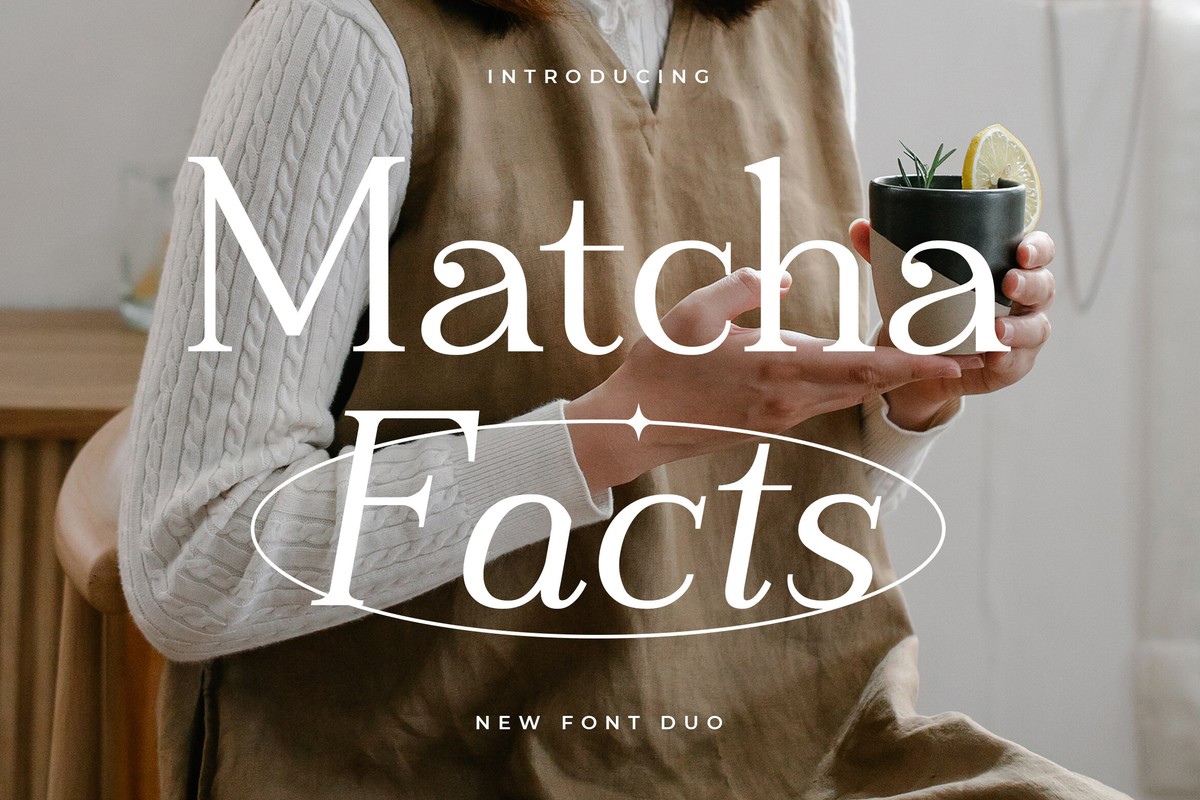 Шрифт Matcha Facts