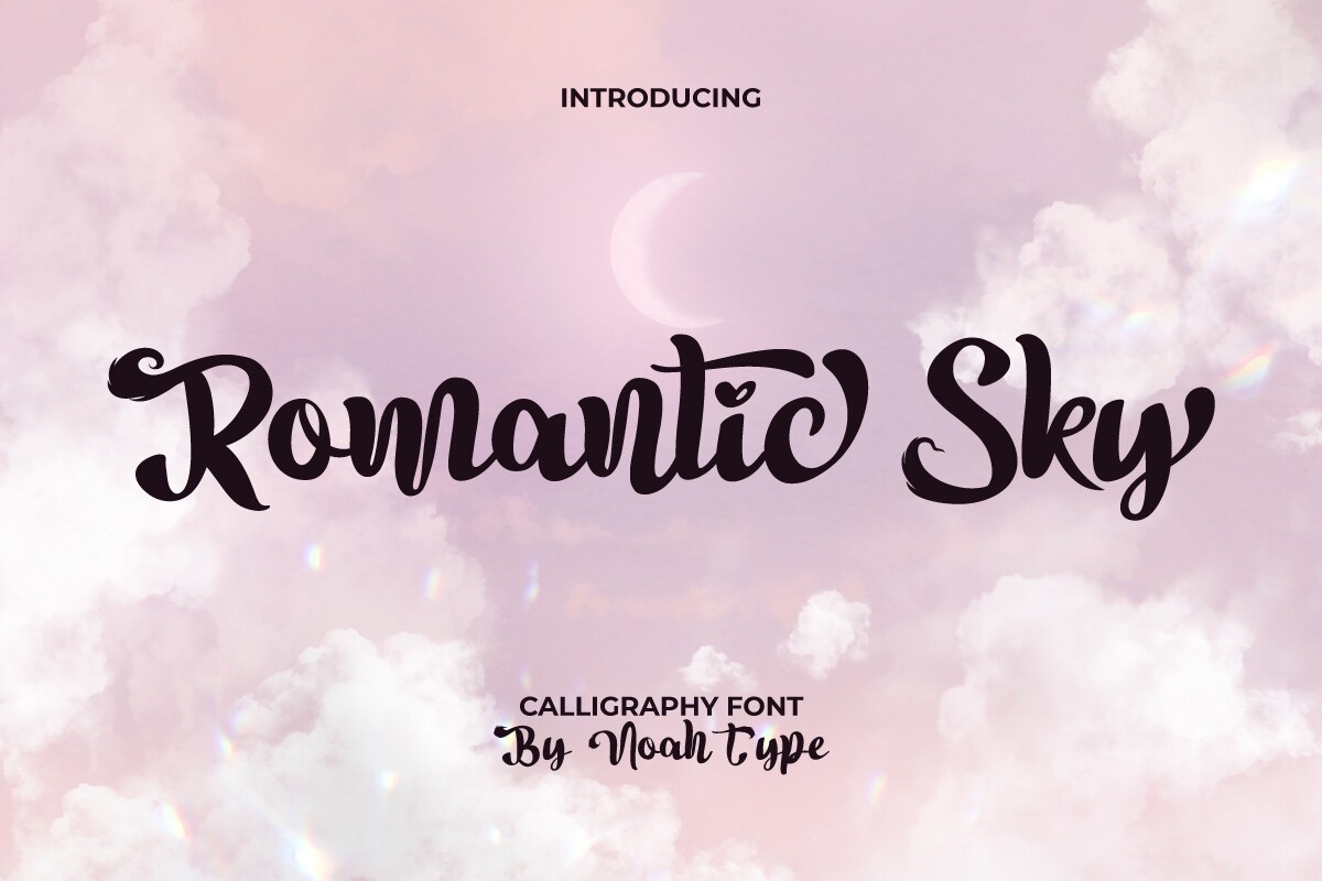 Шрифт Romantic Sky