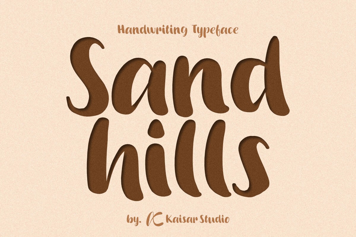 Шрифт Sandhills