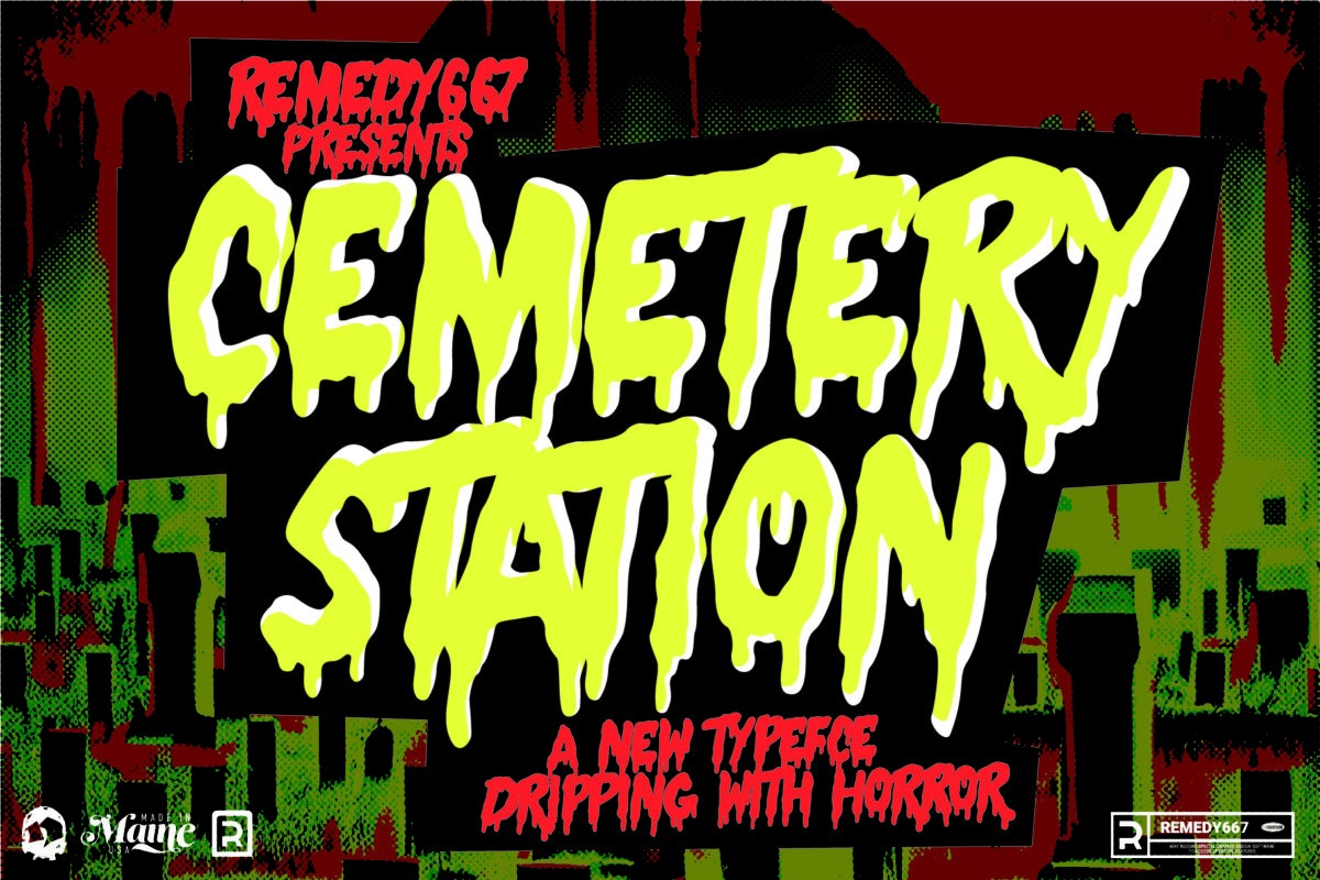 Шрифт Cemetery Station