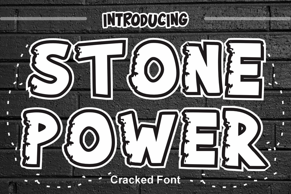 Шрифт Stone Power