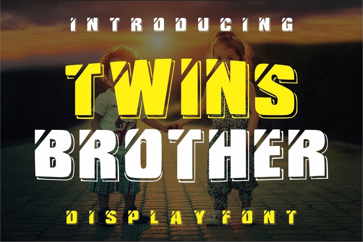 Шрифт Twins Brother