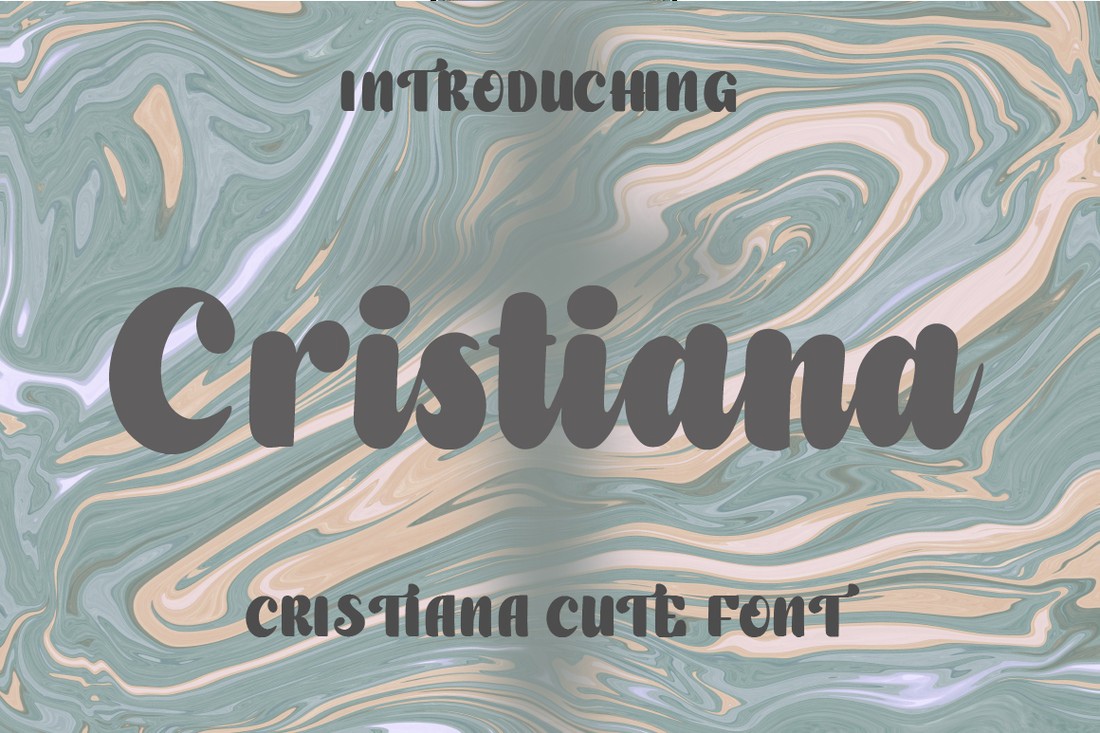 Шрифт Cristiana