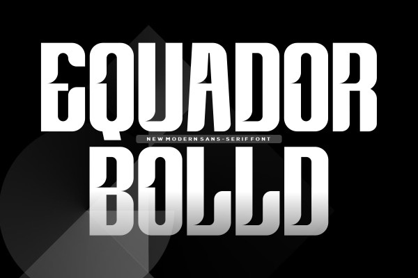 Шрифт Equador Bolld