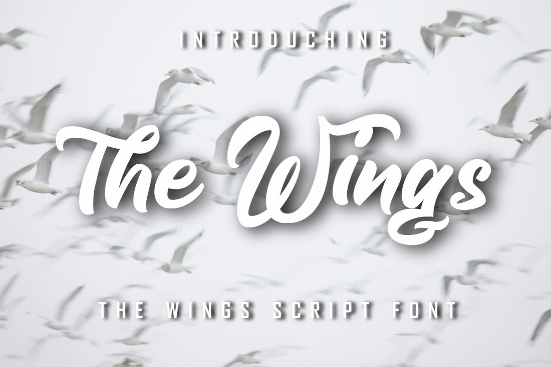 Шрифт The Wings