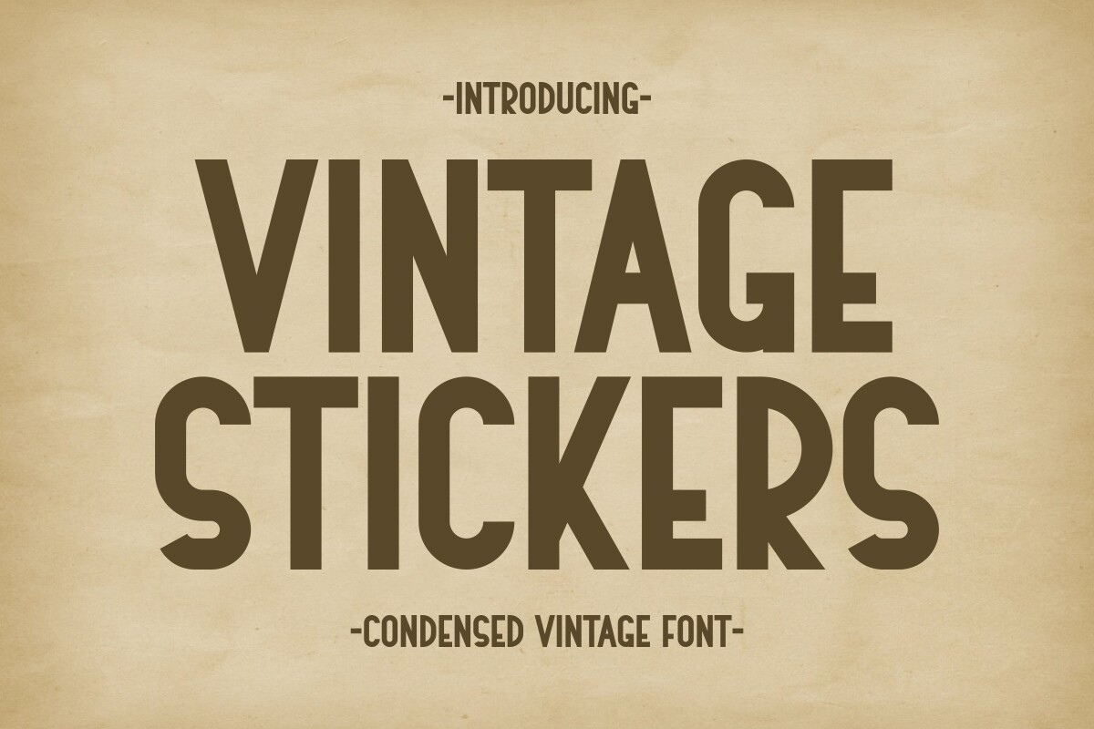 Vintage Stickers