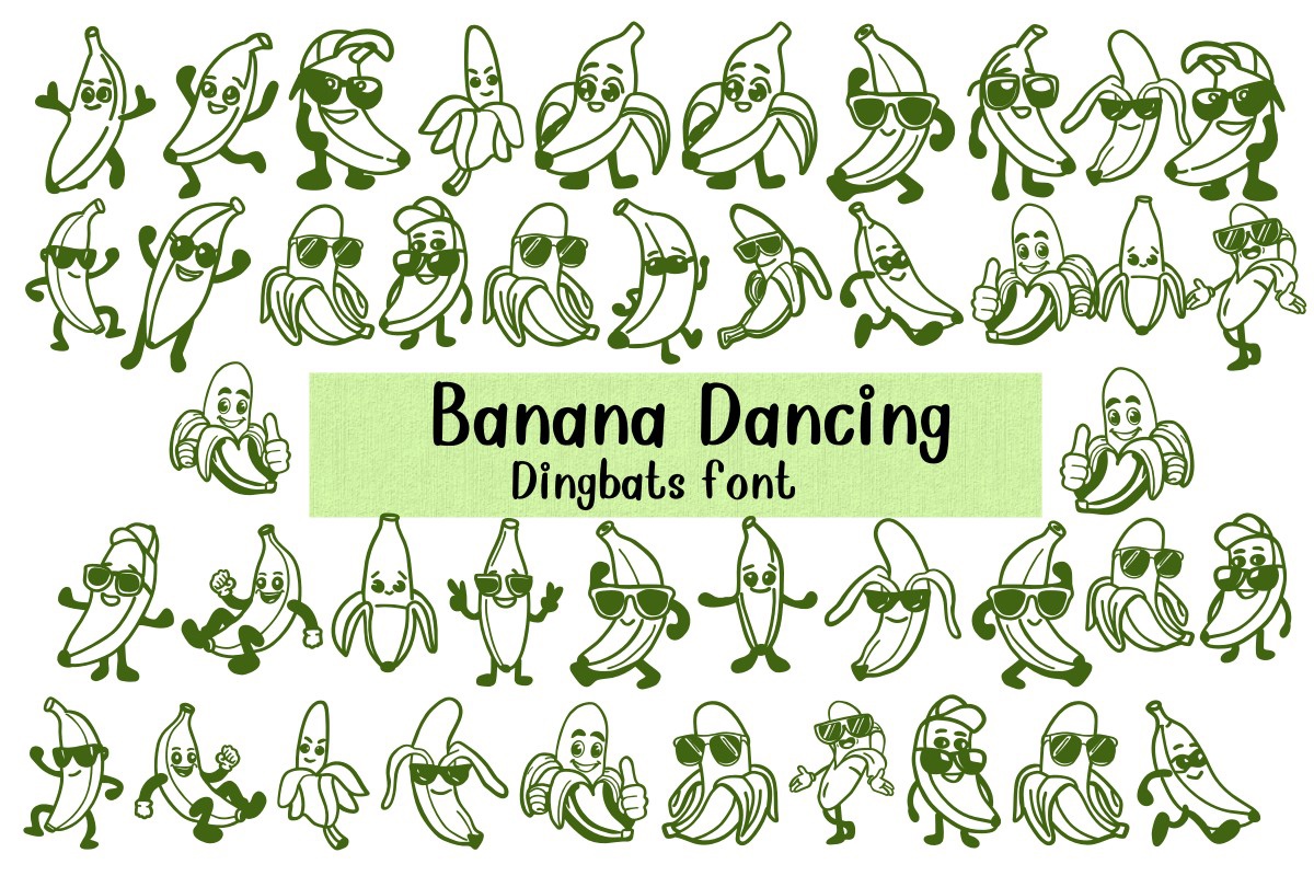 Шрифт Banana Dancing