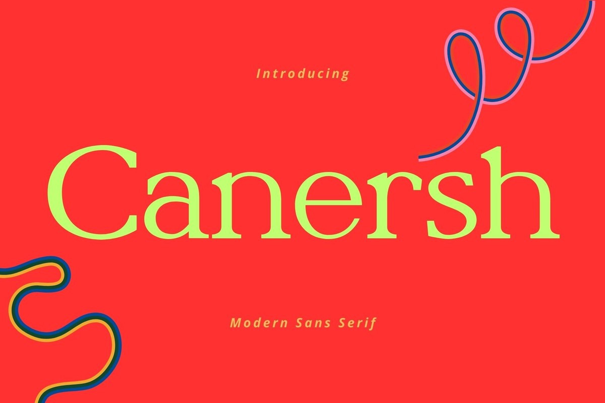 Шрифт Canersh