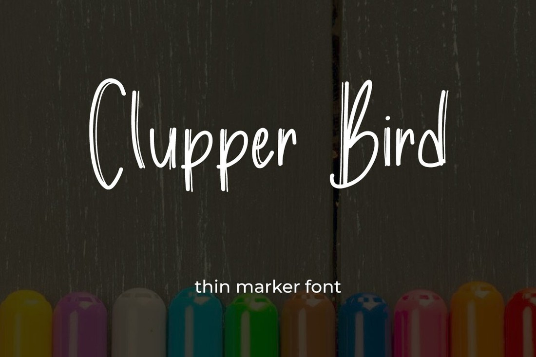 Шрифт Clupper Bird