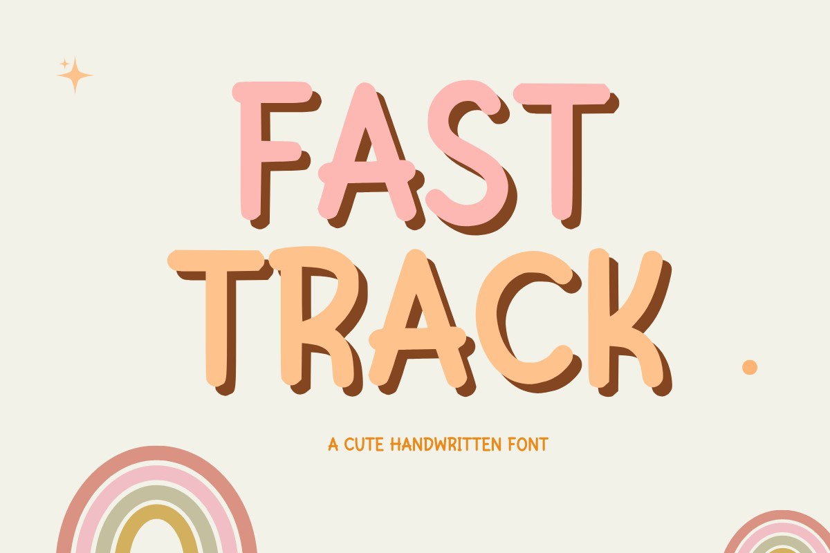 Шрифт Fast Track