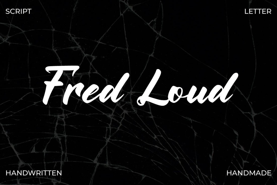 Шрифт Fred Loud