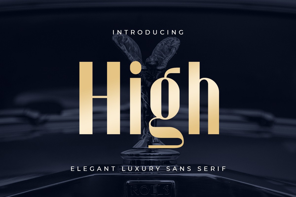 Шрифт High Sans Serif