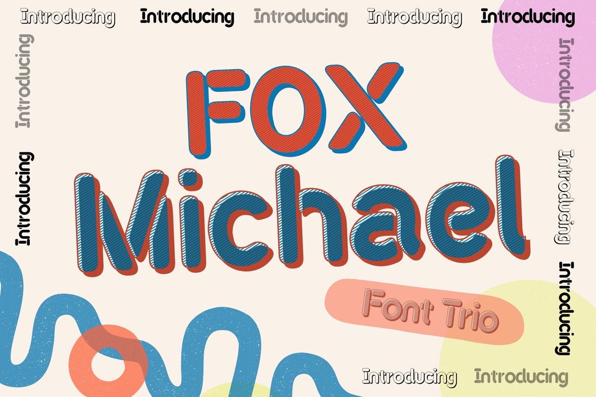 Шрифт Fox Michael