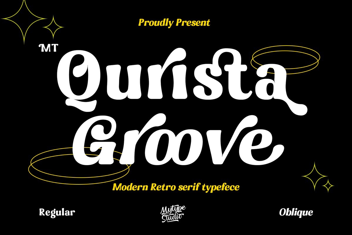 Шрифт MT Qurista Groove