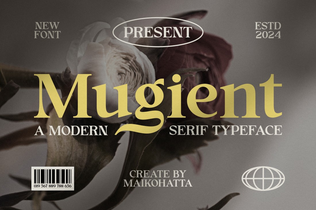 Шрифт Mugient