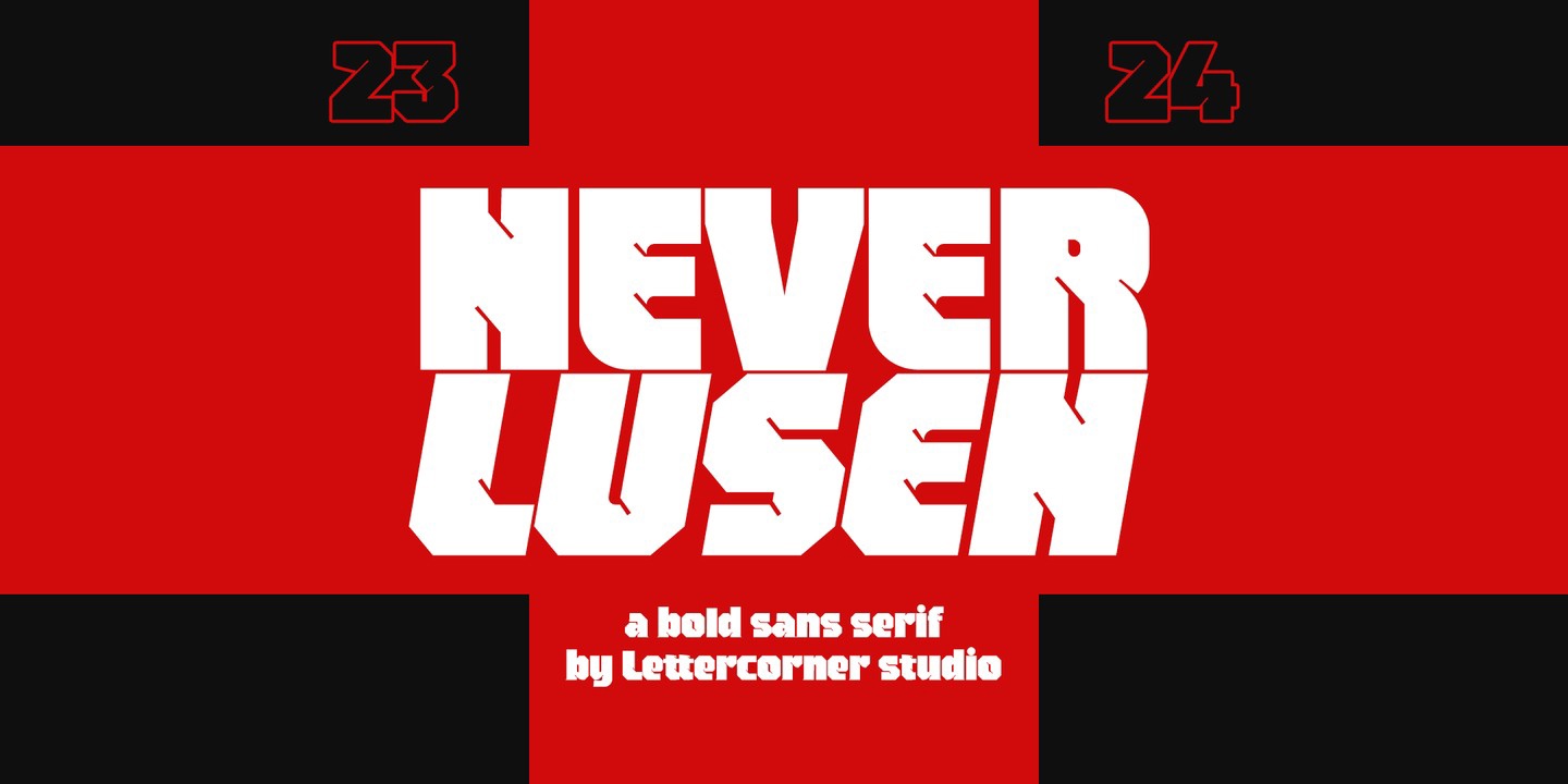 Шрифт Neverlusen