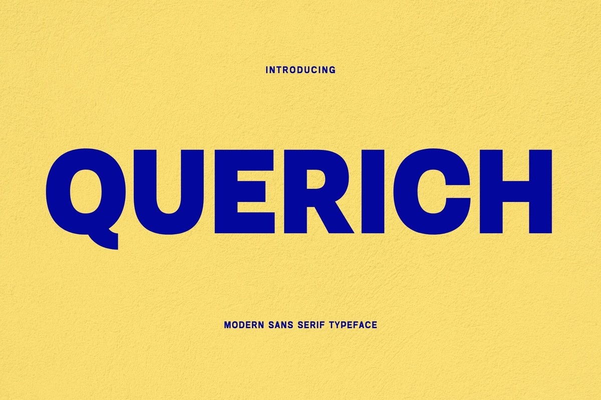 Шрифт Querich