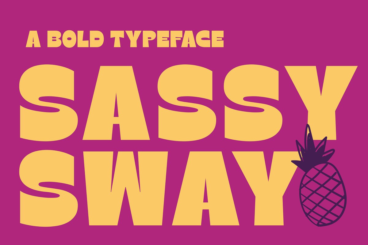 Шрифт Sassy Sway