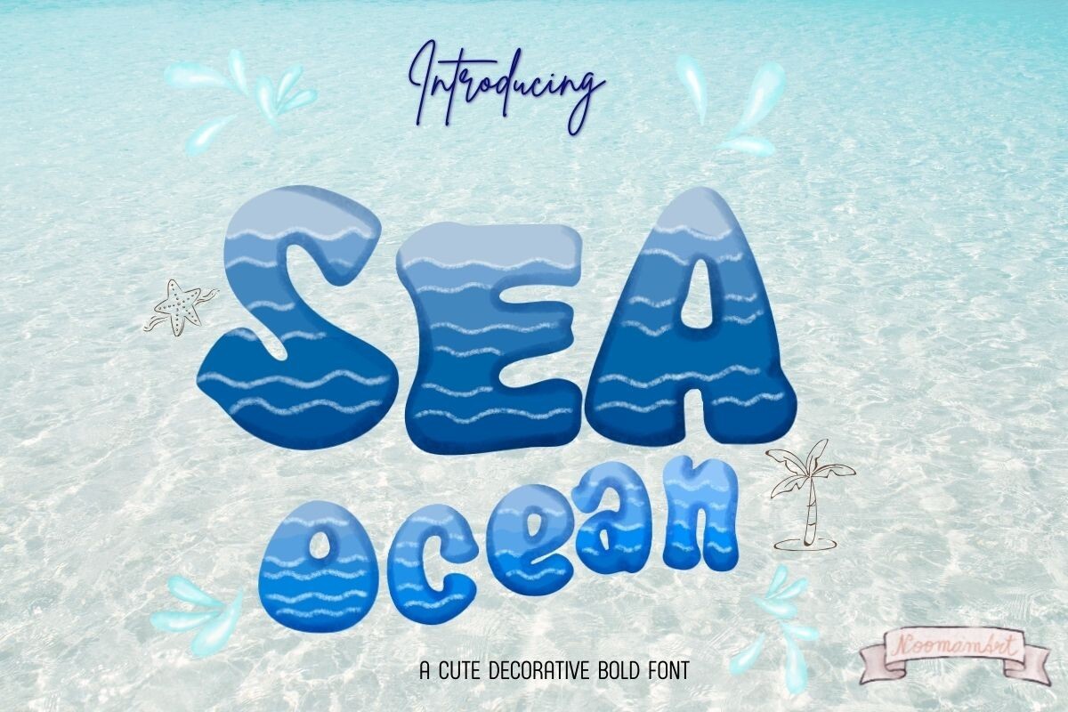 Шрифт Sea