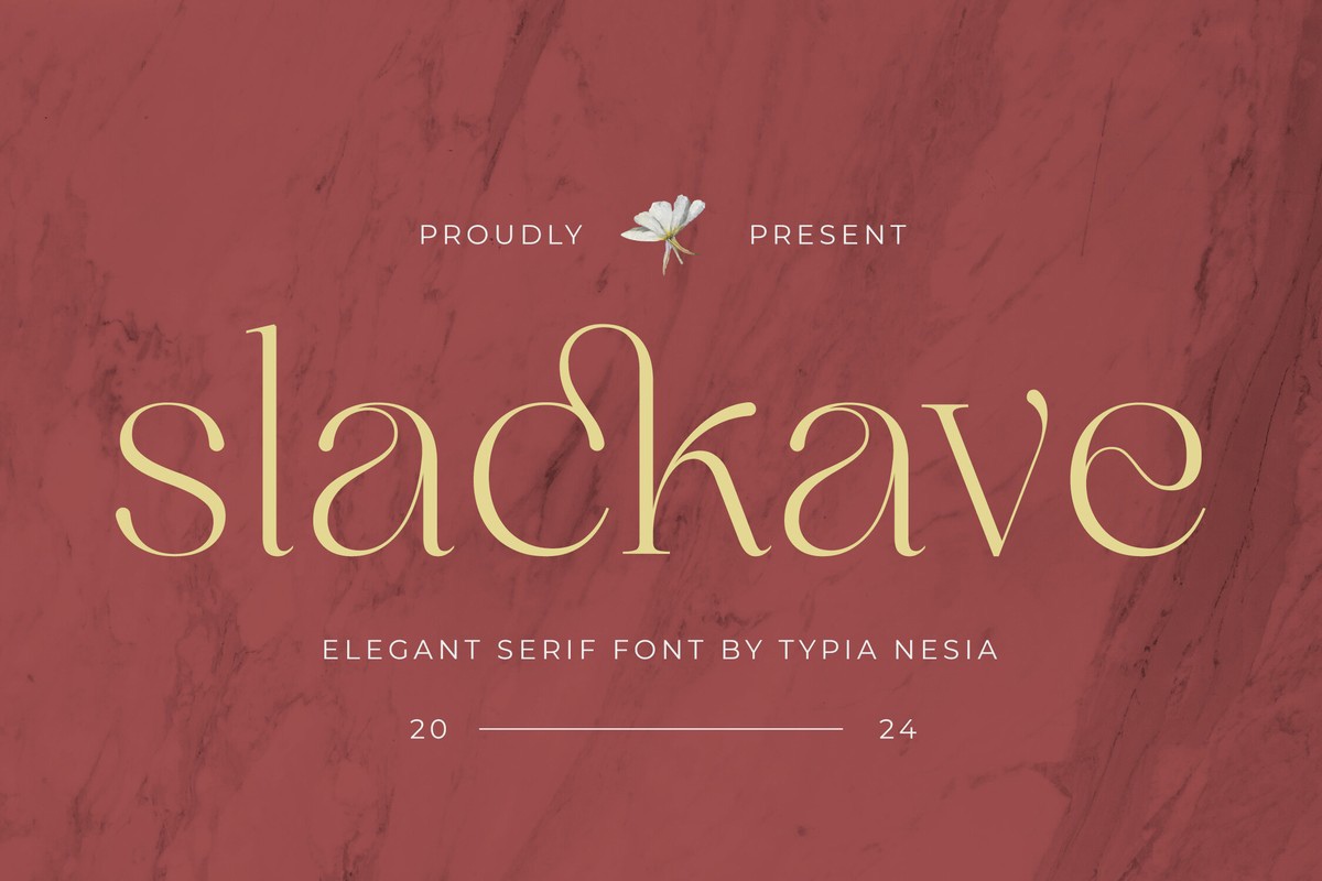 Шрифт Slackave