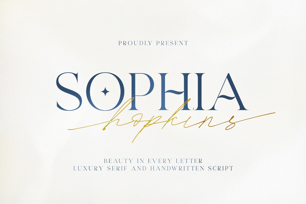 Шрифт Sophia Hopkins