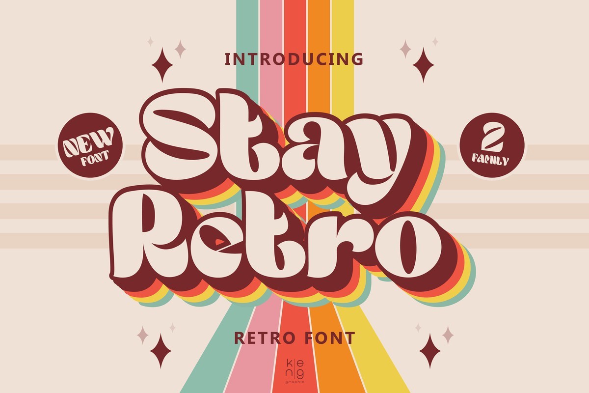 Шрифт Stay Retro