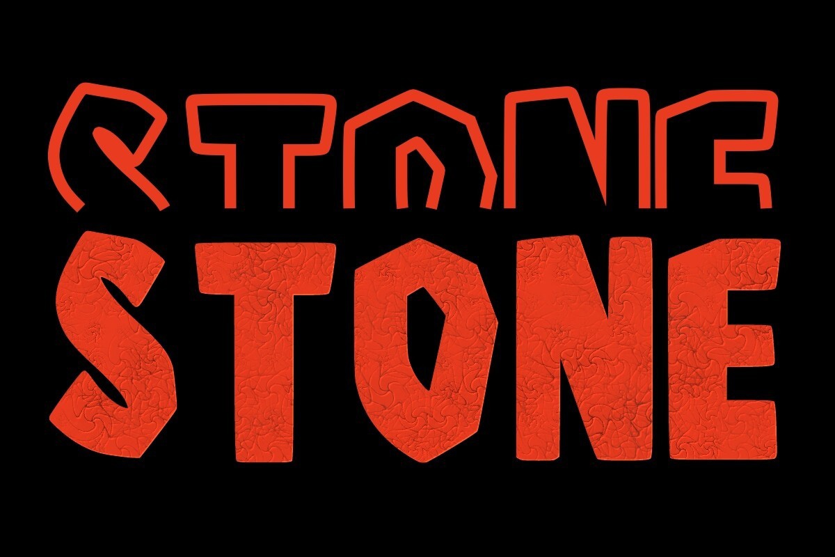 Шрифт Stone