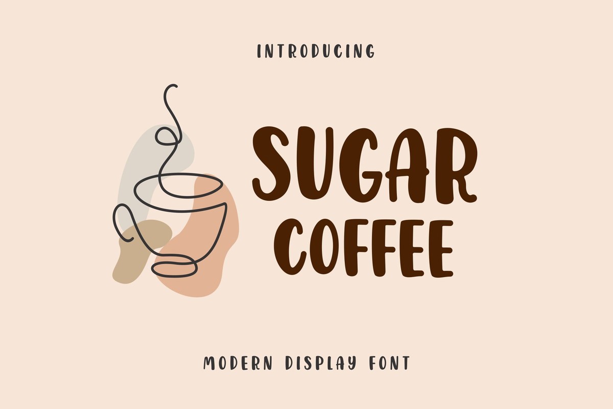 Шрифт Sugar Coffee