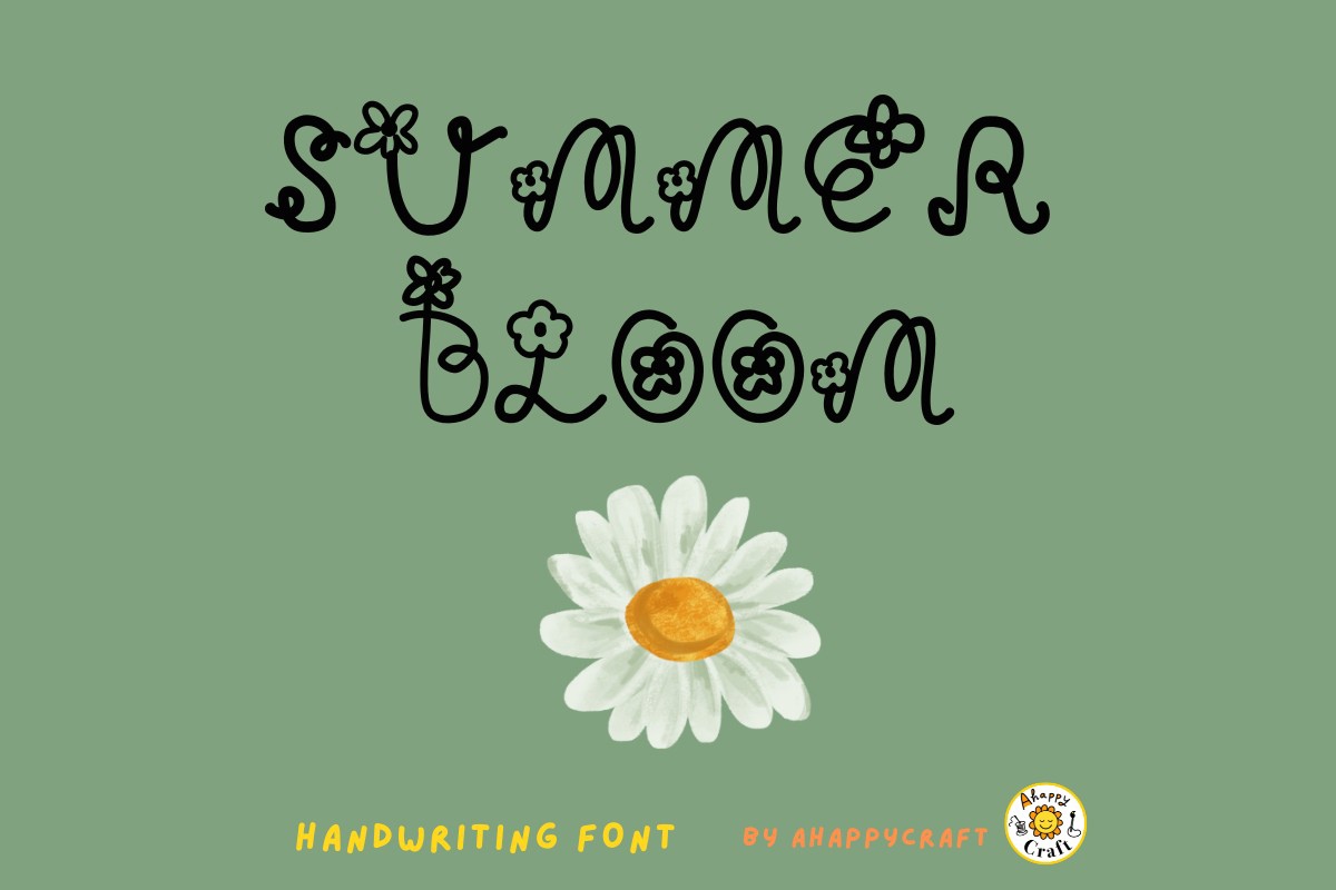 Шрифт Summer Bloom