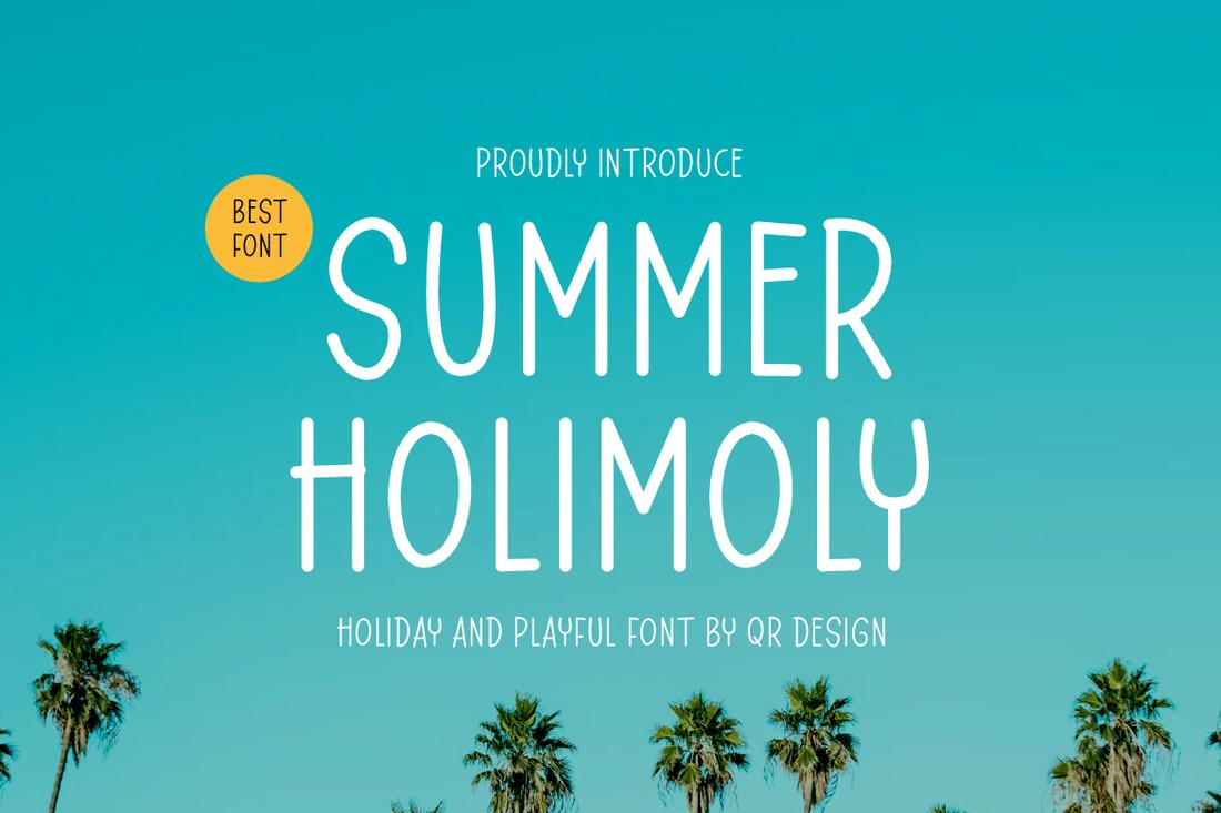 Шрифт Summer Holimoly