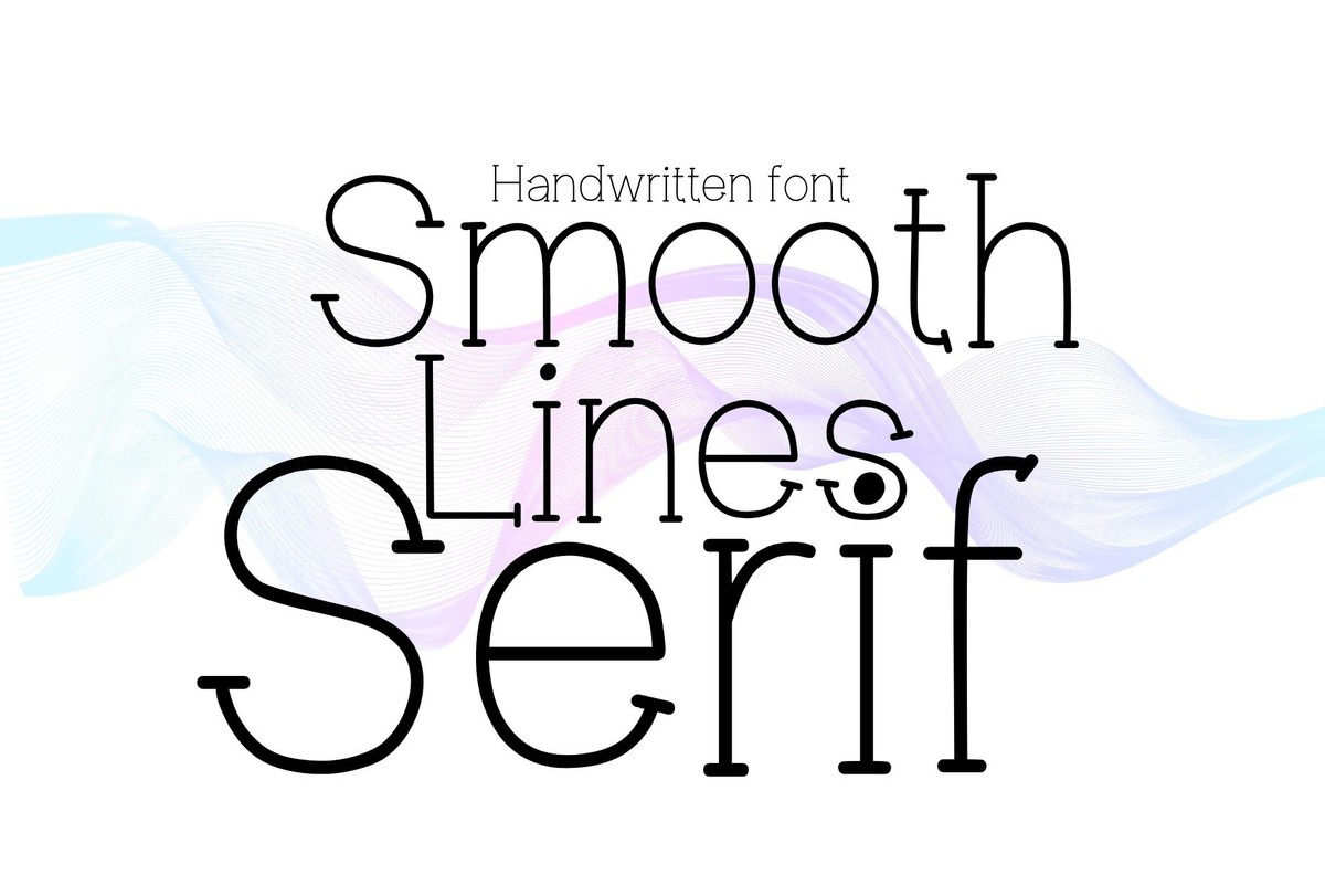 Smooth Lines Serif