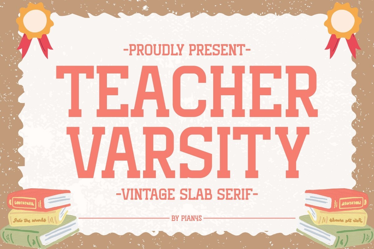 Шрифт Teacher Varsity