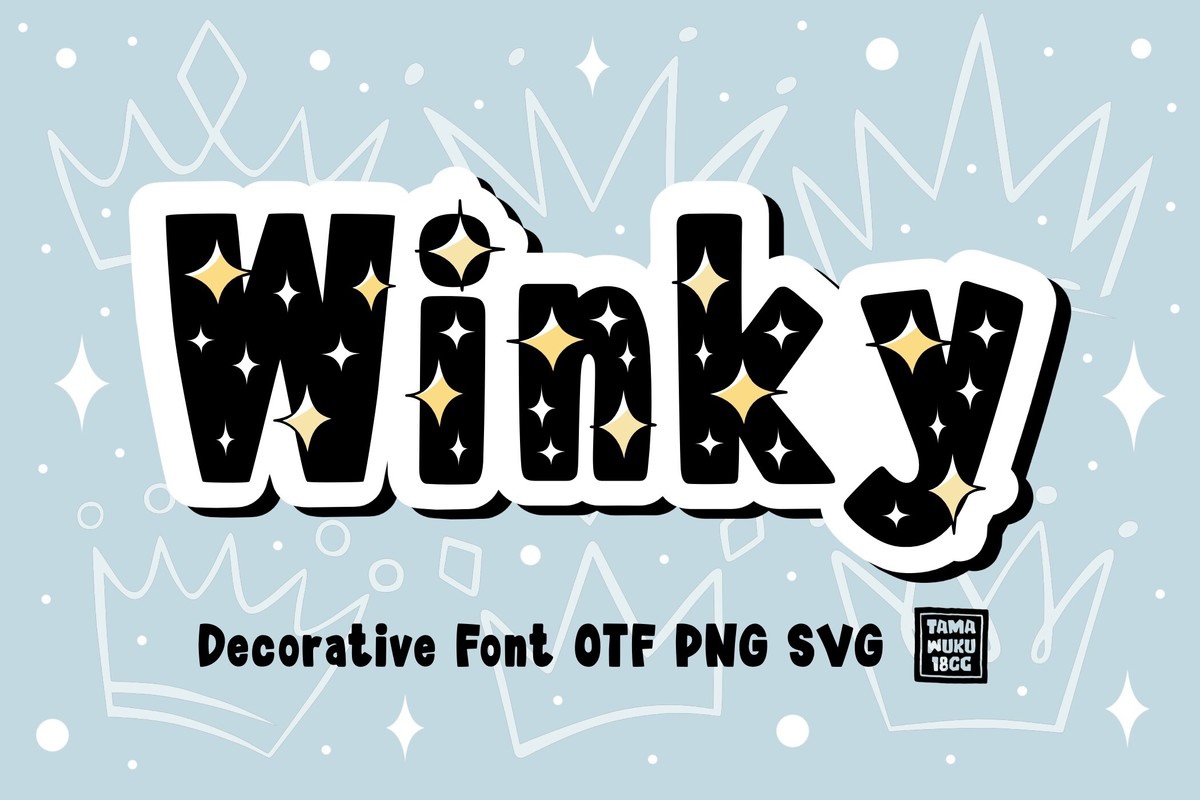 Шрифт Winky