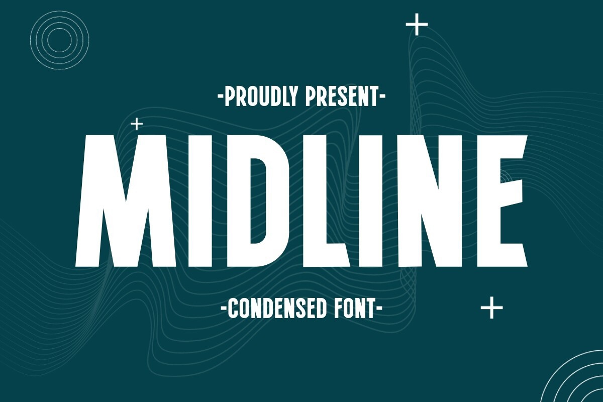 Шрифт Midline