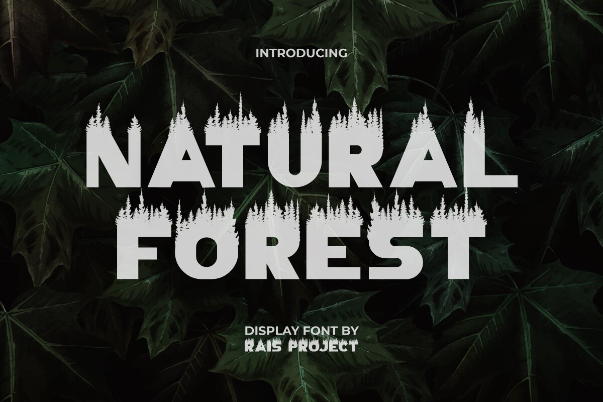 Шрифт Natural Forest