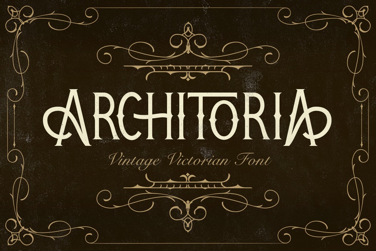 Шрифт Architoria