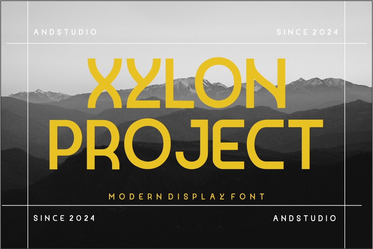 Шрифт Xylon Project