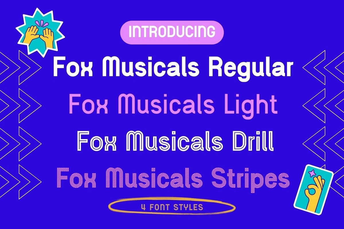 Шрифт Fox Musicals