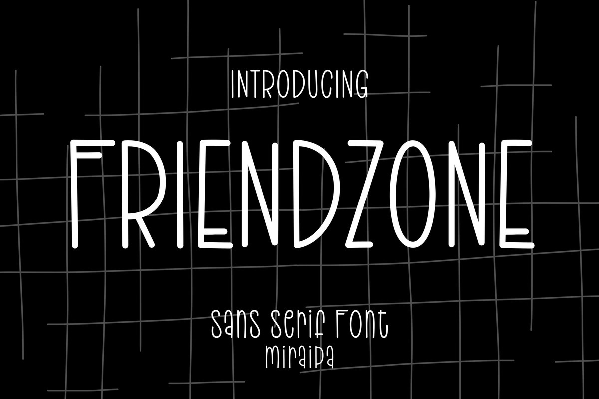 Шрифт Friendzone