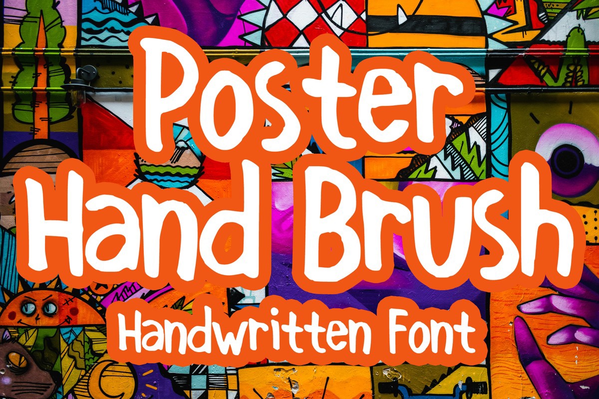 Poster Hand Brush