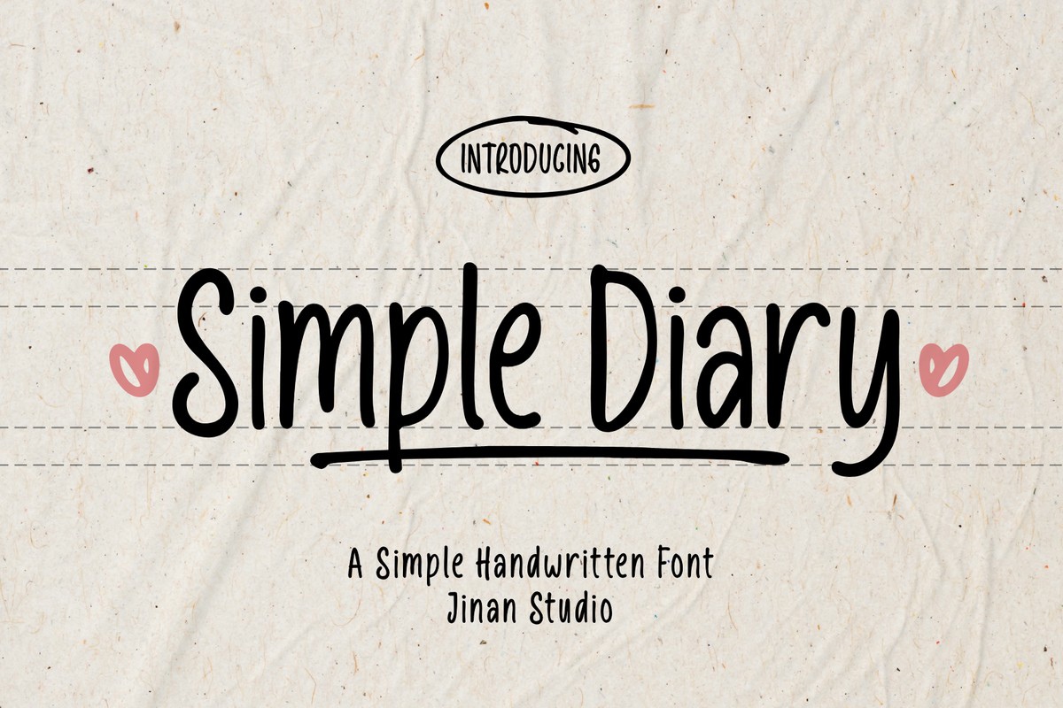 Шрифт Simple Diary