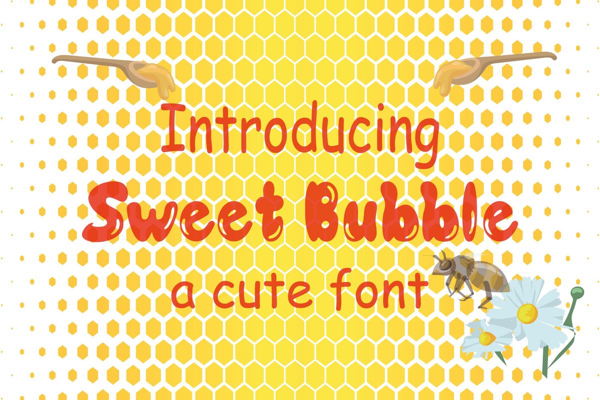 Шрифт Sweet Bubble