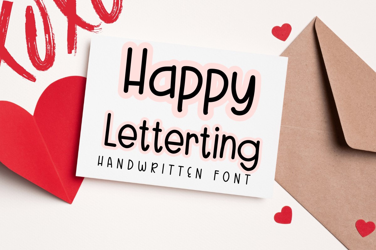 Шрифт Happy Lettering